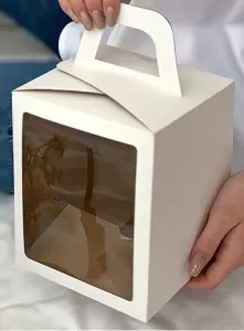 Белая под кулич 15х15х18